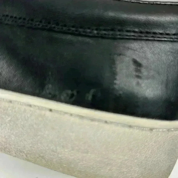 Michael Kors Keaton Slip On Sneaker metallic Floral toe Leather Black-Size 8 - Picture 13 of 13